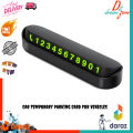 Temporary Parking Card Luminous Car Phone Number Plate. 