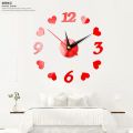 DIY Acrylic Mirror Wall Clock, Modern Wall Sticker Clock, Large Watch Silent Mirror Number Clock Home Office School Decorations. 