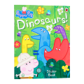 Picture Book Peppa Pig Dinosaurs Sticker Book Children's. 