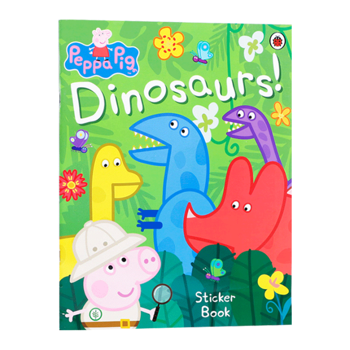 Picture%20Book%20Peppa%20Pig%20Dinosaurs%20Sticker%20Book%20Children's%20-%20Image%202