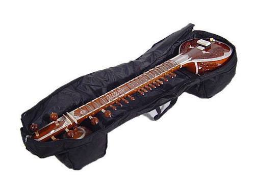 Tarafdar%20Sitar%20with%20Padded%20Case%20Nanda%20kolkata%20Double%20gourd%20Professional%20of%2013%20taraf%20strings%20Brown%20Wooden%20Sitar%20-%20Image%204