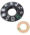 Canon EOS 6D Camera Function Mode Dial Turntable Label Top Cover Button Unit Inter Cap Plate Repair Kit for EOS. 