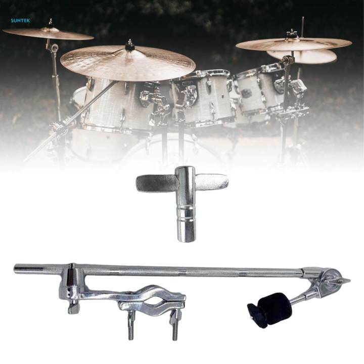 Drum Kits Extension Clamps Cymbal Expand Arm Cymbal Stand Holder Support