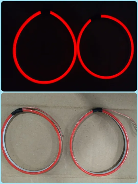 2PCS%20GREEN%20Colour%20Three%20Wheel%20Head%20Light%20Ring%20LED%20Neon%20Flexible%20Light%20-%20Image%202