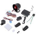 Car Warning Alarm Security System Keyless Entry Door Lock Automation Siren 2 Remote Control Anti Theift Hijacking. 