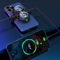US X53 Dual-Core Semiconductor Radiator Portable Adjustable Back Clip Silent Phone Cooling Fan Black. 