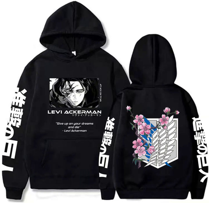 Attack on Titan Anime Hoodie Sweatshirts Cozy Tops Sweatsuit
