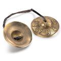 Tibetan Cymbals Meditation Bells 6.5 cm Meditation Chime Bells,Meditation Yoga Bell for Percussion Instrument. 