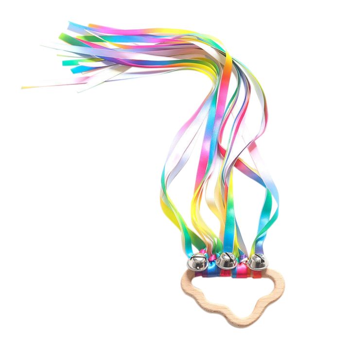 Toy Musical Rings Children's Musical Instrument Bell Baby Ribbon Ring Sensory Toys | Daraz.lk