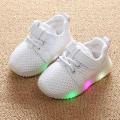 【ALLGOOD】 Multi-color LED Glowing Sports Casual Running Shoes Children Mesh Solid Shoes Kids Outdoor Sports Shoes Sneakers Fashion 1-6T. 