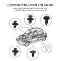 Geepact 100 PCS Fastener Clip Car Clip Plastic Car Rivet 6 Sizes Universal Fender Bumper Rivet Mixed Car Body Push Retainer Pin Rivet Bumper Door Trim Panel Retainer Fastener Kit. 