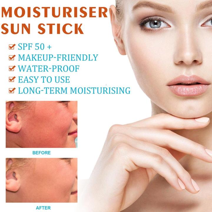 Moisturizing%20Sunscreen%20Stick%20SPF%2050+%20Light%20Non-stick%20Waterproof%20Sweat-proof%20UV%20Protection%20Uniform%20Complexion%20Face%20Protection%20-%20Image%203