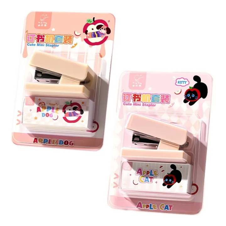 New%20Dachshund/Black%20Cat%20Stapler%20Use%2024/6%20Staples%20Mini%20Portable%20Manual%20Stapling%20Machine%20Labor-saving%20Portable%20Heavy%20Duty%20Stapler%20Bookbinding%20Supplies%20-%20Image%205