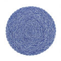 【Hot selling items 】Nordic three-strand ramie cotton thickened insulation table mat table mat woven dinner plate placemat. 