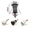 Spot Light 1W Mini LED Spotlight 12V Dimmable 15mm Recessed Downlight Ceiling Lamp Indoor Showcase Display Lighting. 