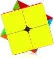 2x2 High Speed Stickerless Magic Cube Rubik 2 by 2 Puzzle Cube for All Ages. 