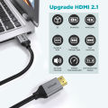 QGeeM 8K HDMI Cable HDMI 2.1 Wire for Xiaomi Xbox Serries X PS5 PS4 Chromebook Laptops 120Hz HDMI Splitter Digital Cable Cord 4K. 