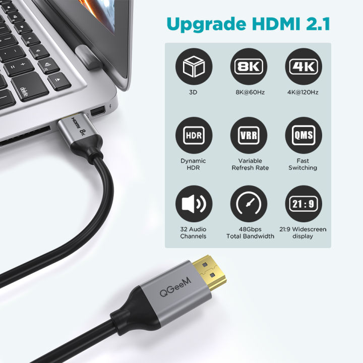 QGeeM%208K%20HDMI%20Cable%20HDMI%202.1%20Wire%20for%20Xiaomi%20Xbox%20Serries%20X%20PS5%20PS4%20Chromebook%20Laptops%20120Hz%20HDMI%20Splitter%20Digital%20Cable%20Cord%204K%20-%20Image%203