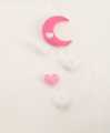 Baby room decorations wall hanging felt item hand crafted. 