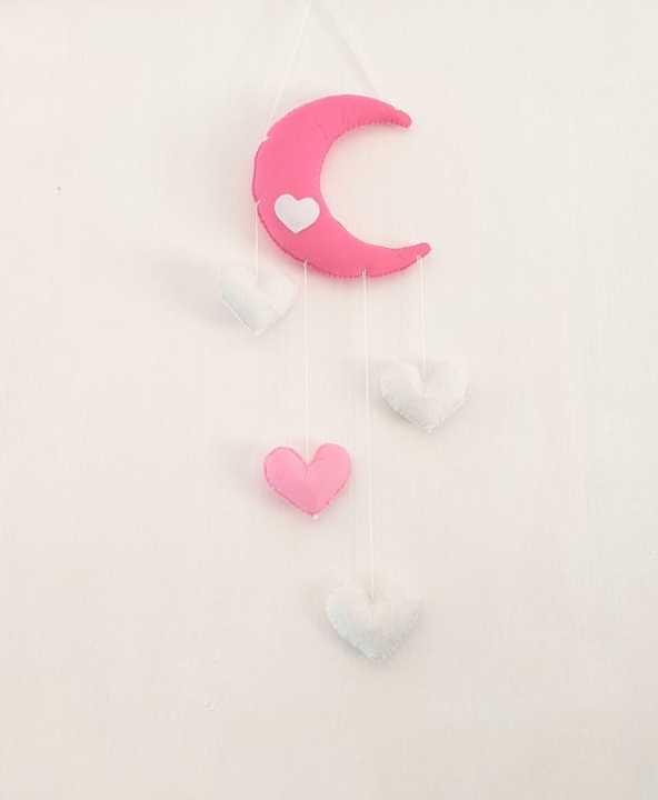 Baby room decorations wall hanging felt item hand crafted