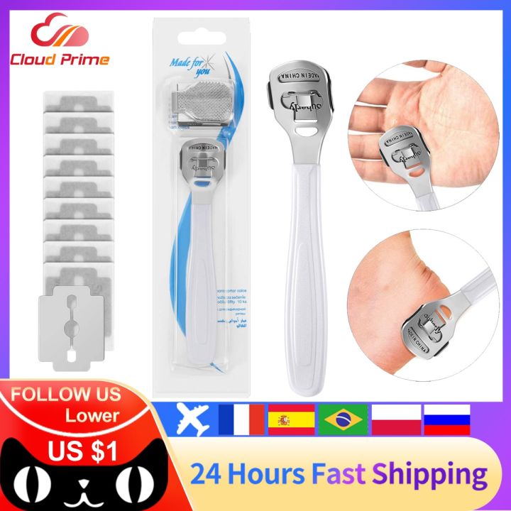 Food Calius Razor Foot Callus Shaver Heel Hard Skin Remover Hand Feet Pedicure Razor Tool ...