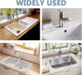 【Miga Plaza】 Bathroom Kitchen Insert Sink Washbasin Overflow Ring Household Overflow Hole Decorative O-Ring Insert Round Cap Replacement. 
