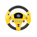 【VA VA VOOM】Eletric Simulation Steering Wheel Toy with Sound Baby Kids Musical Educational Stroller Steering Wheel Toys. 