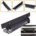 Universal Carbon Fiber Look Car License Plate Frame Adjustable Number Plate Holder. 