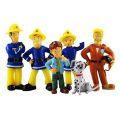 12pcs/set Cartoon Movie Fireman Sam Action Figure Toys Pvc Model Birthday S For Children. 