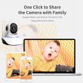 WiFi Wireless CCTV IP Camera PTZ Indoor 360 Rotatable 1080P 3 Antenna. 