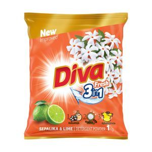 Diva Fresh Sepalika & Lime Detergent Powder 1Kg