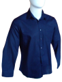 Men's Linen Long Sleeve Shirt for men Casual Blue Black White. 