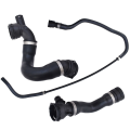 3Pcs Car Upper Lower Coolant Radiator Hose for E90 E91 E92 325I 330I 330Xi 2006 328I 328Xi 17127618510 17127531581. 