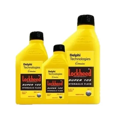 Genuine Lokheed Dot-3 (250ml) Brake fluid With Delphi Technologies