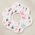 5pcs/batch thickened muslin 30X30cm cotton soft baby towel handkerchief bath care face cloth burp cloth. 