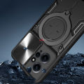 PlusCase for Xiaomi Redmi Note 12 4G 360° Rotate Ring Stand Full Protection Slide Lens Cover Shockproof Case. 