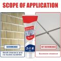 100ml White Tile Fix Filler Ceramic Tile Repair Kit Strong Waterproof Tile Gap Filler Fix Cracks, Chips, Holes Fast. 