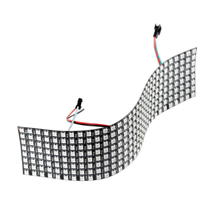Ws2812b Rgb Led Digital Flexible Individually Addressable Panel Ws2812 8x8 16x16 8x32 Module Matrix Screen Dc5v