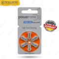 P13 - P10 - P312 - P675 Battery Card Power one Hearing Aid Batteries - Made in Germany FC-BT. 