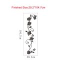 【WEJA】Creative Flower Vine Wall Stickers Home Decoration For Children's Room Fridge Living Room Art Wallpaper Peel & Stick Vinly Mural. 