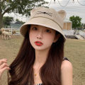 Cute Cartoon Cat Ears Women Bucket Hat Summer Outdoor Sun Hats Ladies Girls Panama Cap. 