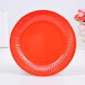 10 Pcs Plain Color Paper Plates (7 inch / 9 inch) - Disposable Party Paper Plates for Birthday, Wedding Parties. 