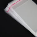 100Pcs Multiple Size Clear Self Adhesive Cello Cellophane Bag Self Closing Small Plastic Bags For Candy Packaging Resealable Bag. 