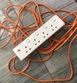 Orange Extension Cord | Trailer Socket | 13A Fused Plug Top | Lifetime Warranty | Orange Brand. 