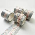 RHS Online 3 Rolls/Set Creative Pattern Washi Tapes Decorative Masking Tapes Sticky Paper Tape for Journals Diary DIY Crafts Gift Wrapping. 