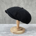 Cotton Linen Newsboy Caps Plus Size 63CM Men Spring Summer Thin Retro Beret Hat Fashion Casual Octagonal Hats. 