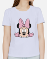 100% Cotton Girls Cute White T shirt Baby Minnie Mouse. 