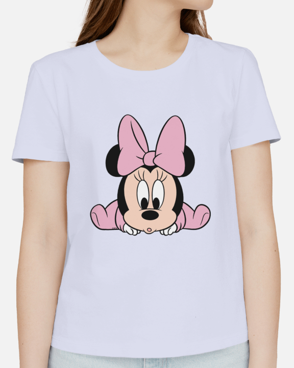 100%25%20Cotton%20Girls%20Cute%20White%20T%20shirt%20Baby%20Minnie%20Mouse%20-%20Image%204