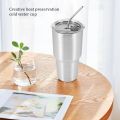 Stainless Steel Tumbler Cup with Lid 30 Oz Double Wall Vacuum Flask. 