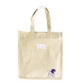 Heavy Duty Large Canvas Tote Bag with Zipper - 14.5 inches (L) * 3 inches (W) * 16 inches (H). 